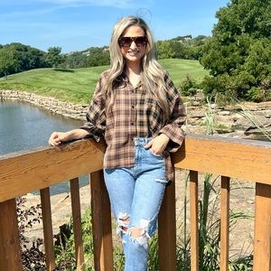 Molly Color Block Button Down